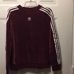 adidas suede sweater